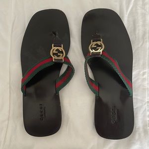 Gucci woman’s web sandals
